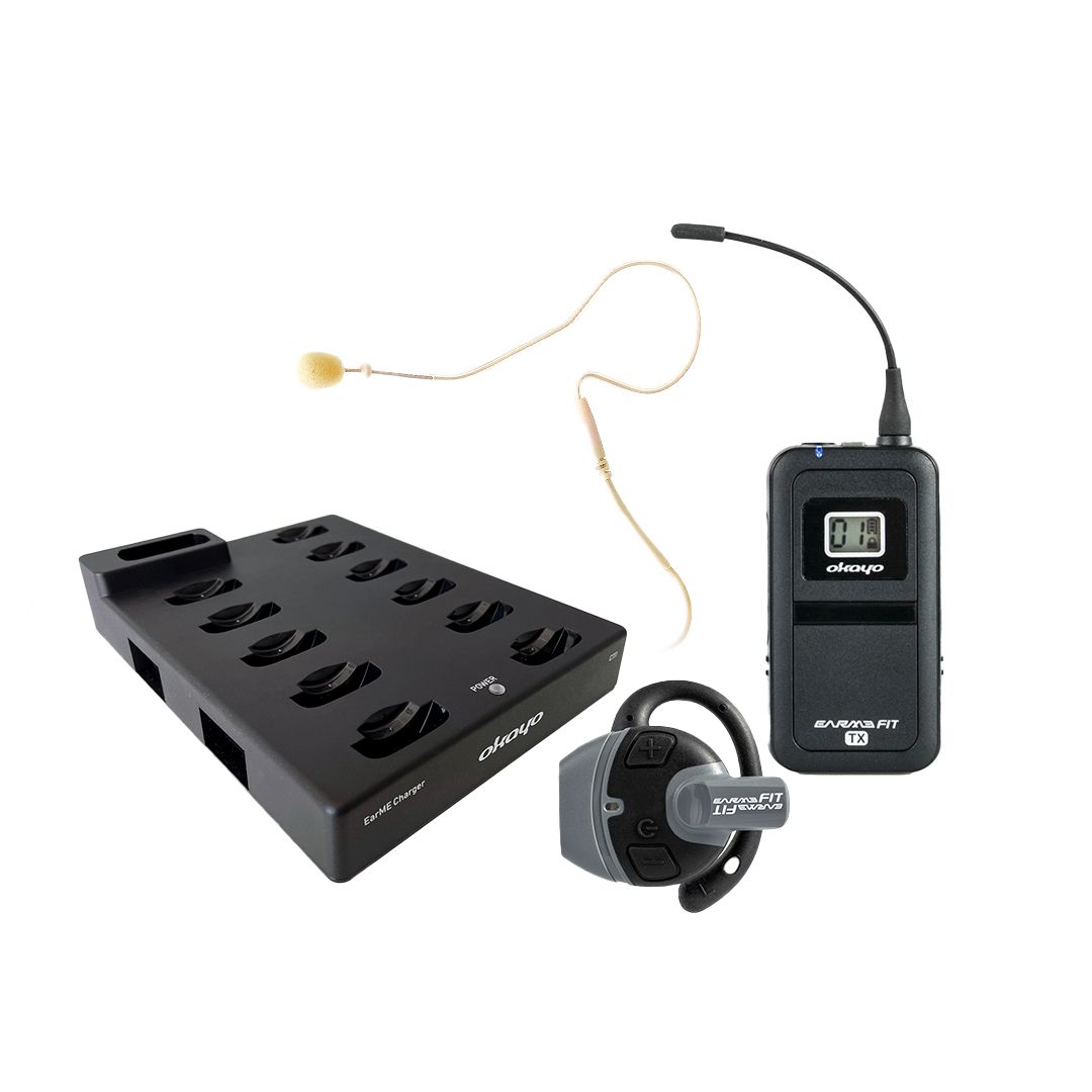 Kit de audioguía Okayo EarME FIT | S (11+1)
