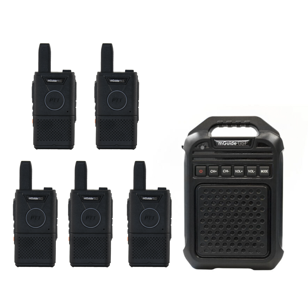 mGuide GST S5 - Kit de communication sans fil pour la restauration (poste de service/cuisine et 5 serveurs)