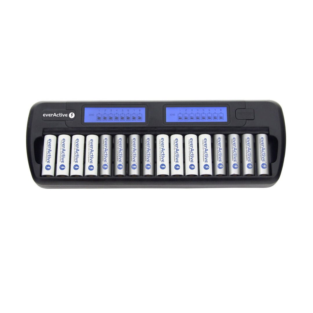 Ładowarka Ni-MH everactive NC-1600 na 16 akumulatorków